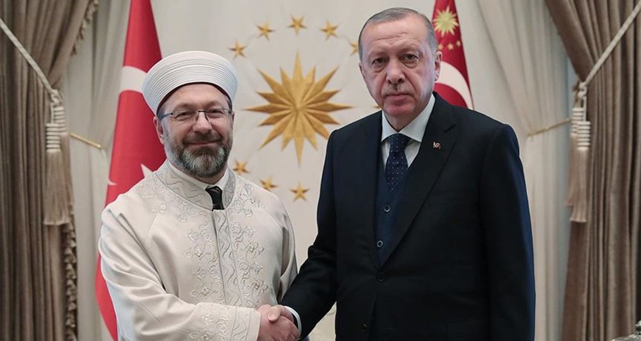 Erdoğan’dan Erbaş’a:  8 yıl ne çabuk geçti