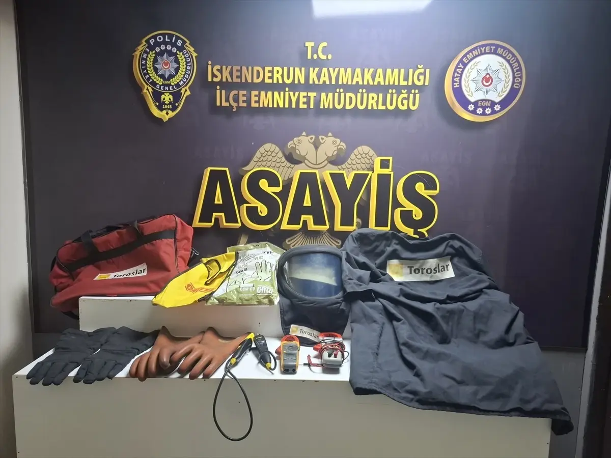 İskenderun’da Hırsızlık Şüphelisi Yakalandı