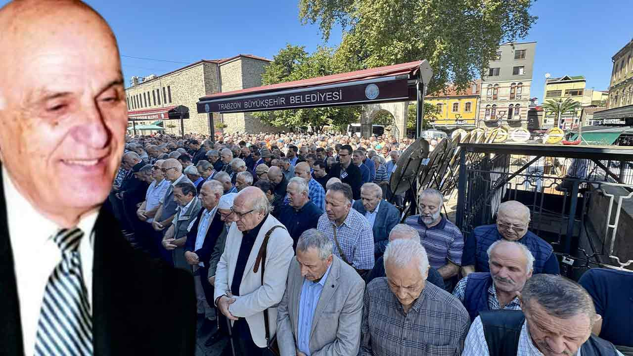 Trabzon’da eski başkana son görev