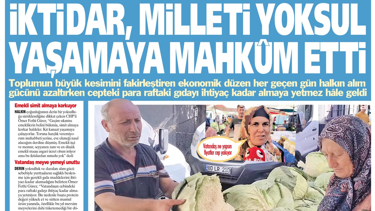 yenicag gazetesi iktidar milleti yoksul yasamaya mahkum etti 1mdtDUWK