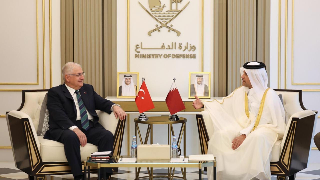 Bakan Güler, Katarlı mevkidaşı ile görüştü! bakan guler katarli mevkidasi ile gorustu sDMhER8l