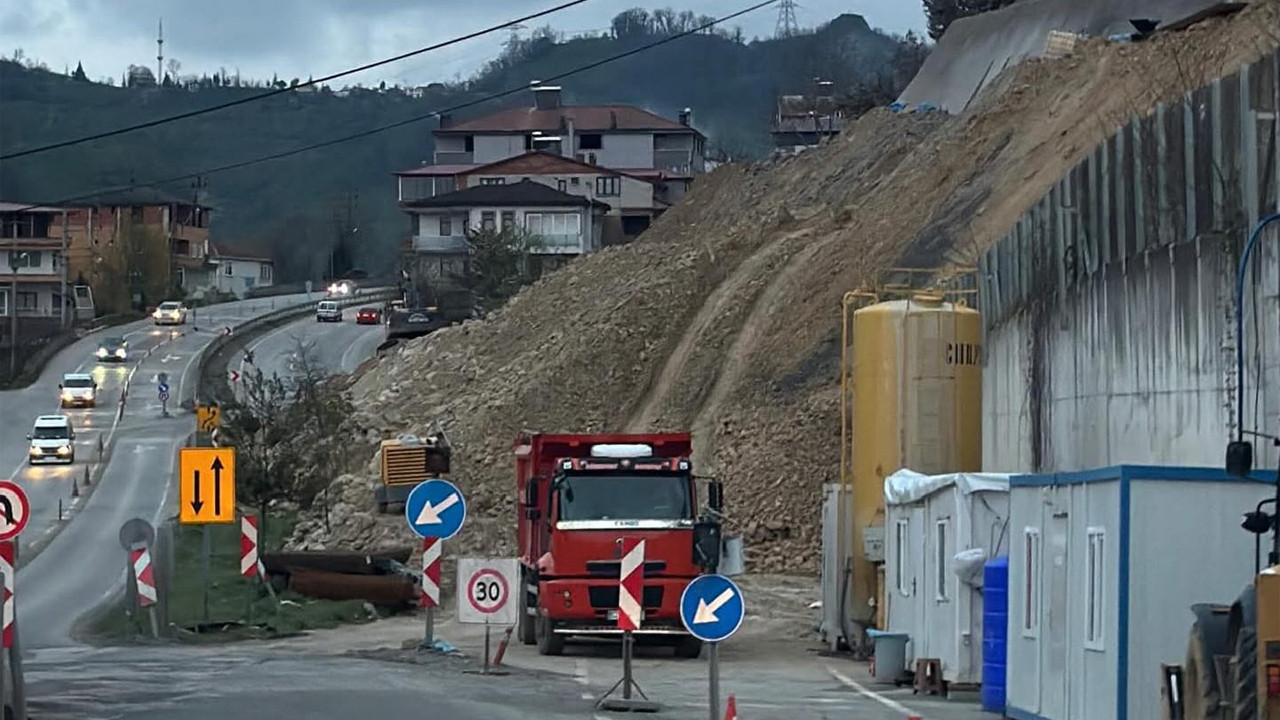 Ordu’daki Heyelan Sonrası Yol Çalışmaları Hızla Devam Ediyor