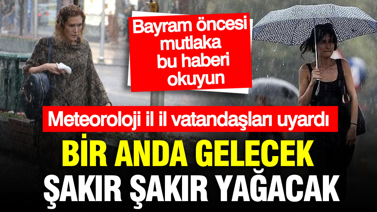 Meteoroloji’den Şehir Şehir Uyarı: Sıcaklıklar Düşüyor, Sağanak Yağışlar Geliyor