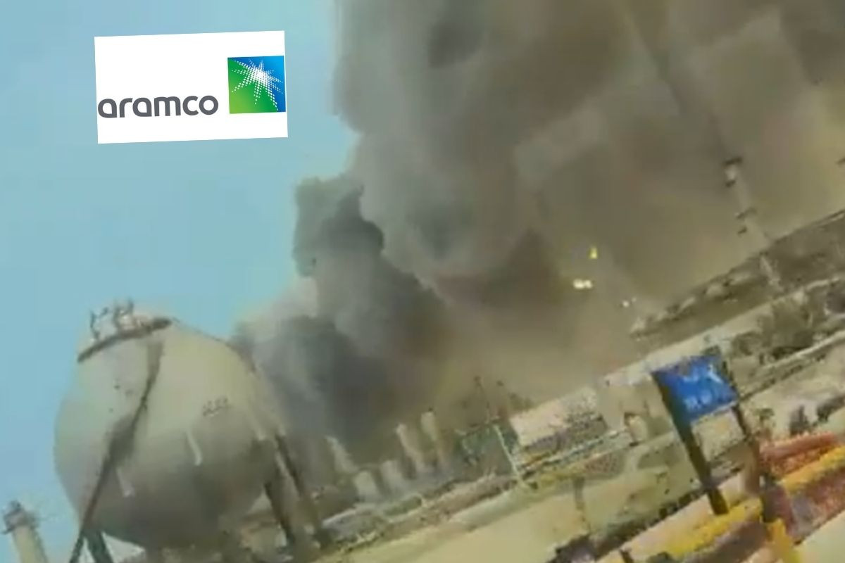 Iran destekli husiler suudi arabistanda aramco tesislerini fuze ve ihalarla vurdu tnhBE6b9